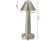 Wireless Touch Control Table Lamp, 3 Light Modes, Silver