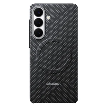 Чехол Samsung Carbon Magnet для Samsung Galaxy S26+ с MagSafe, серый