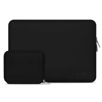 Tech-Protect Neoslim 13-14" klēpjdatora soma ar piederumu maciņu, melna