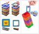 Mag-Building Carnival Set Kids Toy Magnetic Construction Blocks, 56 Elements