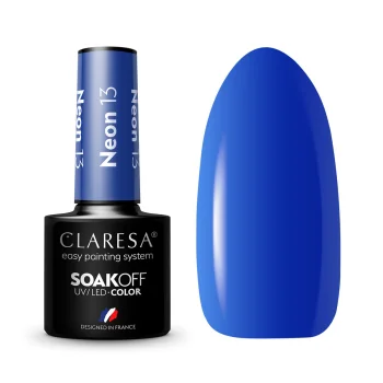 Claresa NEON 13 gēla laka, zila, 5g