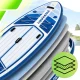 SUP-доска AquaPaddle 355x82x15 см с аксессуарами, 200 кг, Navigator Blue