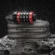 Велосипедный замок с кодом Rockbros RKS507-1BK 1.8 м, черный