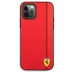 Ferrari iPhone 12 Pro Max vāciņš On Track Carbon Stripe, sarkans
