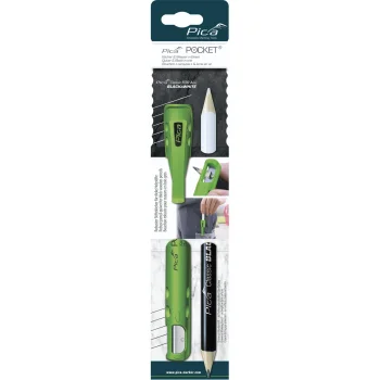 Держатель карандаша с ножом Pica Pocket 505/03 и карандашом 240 мм, Green