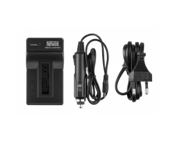 Battery Charger for Xiaomi Yi AZ13-1 + 12V Car Charger - akumulatora lādētajs