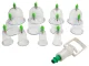 Vakuuma Pretcelulīta Masāžas Bankas Ķermenim, 12 gab. | Vacuum Suction Body Anti Cellulite Massage Cups
