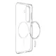 Spigen Ultra Hybrid Mag MagSafe vāciņš Samsung Galaxy S26, caurspīdīgs un balts