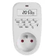 Цифровой таймер розетка GreenBlue GB362 E, 16A, 3680W, Белый
