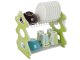 Two-Tier Dish Drainer with Cutlery Holder, 39x39x26 cm