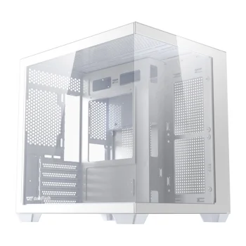 DarkFlash B275 Computer Case Mini Tower M-ATX / ITX, White