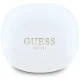 Наушники TWS Guess Flat Classic Logo с гальваническим покрытием — белые