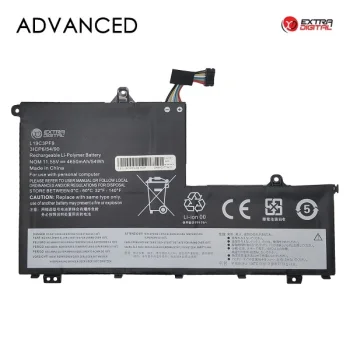 Аккумулятор Extra Digital для ноутбука LENOVO L19C3PF9, 4650mAh