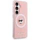 Чехол Karl Lagerfeld IML Repeated Choupette MagSafe для Samsung Galaxy S26, розовый