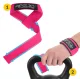 4FIZJO svarcelšanas siksnas vilkmei Deadlift Straps, rozā