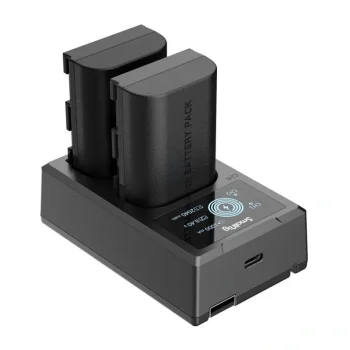 SmallRig 3821 LP-E6NH komplekts: 2 akumulatori un divvietīgs lādētājs