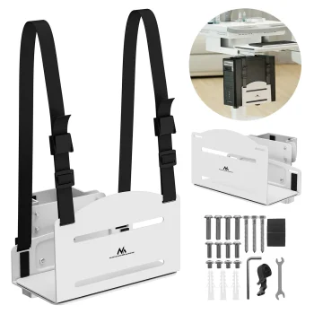 Maclean MC-116 W datora sienas stiprinājums, 10kg, balts