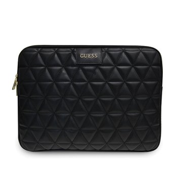 Guess Quilted cover a 13" laptop - black