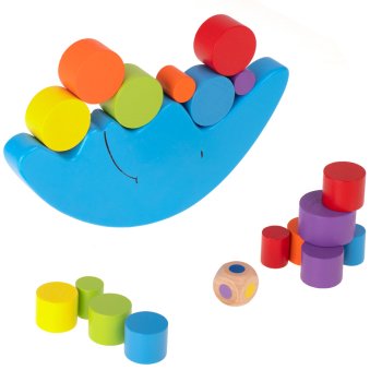 Koka balansēšanas spēle Mēness Montessori