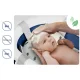 Ricokids 728600 saliekama bērnu vanniņa ar ieliktni, balta/zila