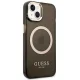 Чехол Guess GUHMP14SHTCMK Gold Outline MagSafe для iPhone 14 Черный/Золотой