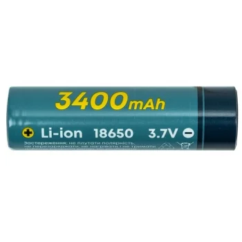 Аккумулятор Li-ion 18650, 3.7V, 1C, 3400mAh