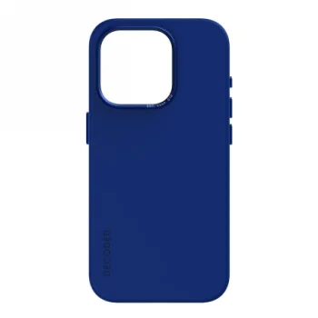 Dekodēts silikona futrālis ar MagSafe magnētisko drošinātāju iPhone 15 Pro Max - zils | Decoded Silicone Case...
