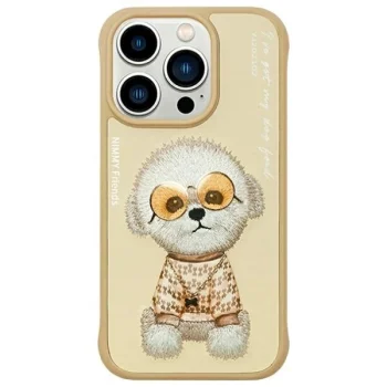 Nimmy Glasses Cool vāciņš iPhone 15 Pro Max - bēšs | Phone Case Cover Beige