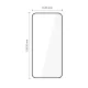Защитное стекло Tech-Protect Glass Fit+ для Samsung Galaxy A27 5G, 2 шт., черное