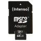 Intenso microSDXC 64GB UHS-I U3 V30 Professional atmiņas karte ar adapteri