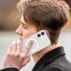 Magnetic Abrasive iPhone 17 vāciņš, saderīgs ar MagSafe – matēti balts | Phone Case Cover