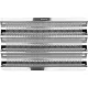 De Buyer 3366.03 INOX cepamā panna 3 bagetēm, nerūsējošais tērauds