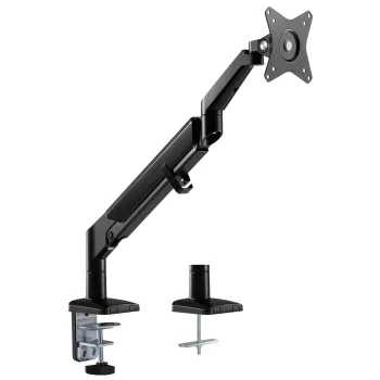 Ergo Office ER-405B galda stiprinājums monitoram, 17"-32", 9 kg, melns