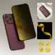 Privātuma aizsargstikls Wozinsky EasyFit Privacy Glass priekš iPhone 17 / 16 Pro, 2 gab., melns