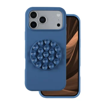 Silikona vāciņš Silicone Stick priekš iPhone 17 Pro 6,3", zils