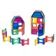 Magnētiskās plāksnītes kluči 3D Playmags 162 - 24 gab. komplekts | Magnetic tiles pcs set