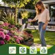 Automatic Garden Hose Reel 20m Gardlov Wall Mounted, black green