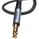 Joyroom SY-A08 AUX 3.5 mm stereo audio kabelis, 1.2 m, melns