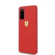 Чехол Ferrari для Samsung Galaxy S20 Silicone, красный