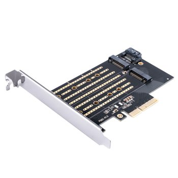 Карта расширения Orico ORICO-PDM2-BP PCI-E 3.0 x4 для накопителей M.2 NVMe и SATA,...
