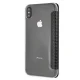 Чехол-книжка BMW Carbon Tricolor Stripe для iPhone XS Max, черный