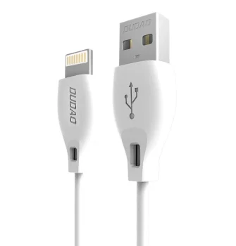 Кабель Dudao USB / Lightning 2.4A 1м, белый (L4L)