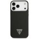 Guess Grained Triangle Logo MagSafe Phone Case Cover iPhone 17 Pro Max - black