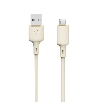 Dudao L7SM USB-A to micro USB Cable 5A 1m, Beige