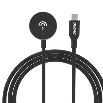 Dudao A12C Inductive Charger for Apple Watch 1.2m, USB-C - Black