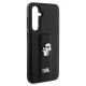 Чехол Karl Lagerfeld для Samsung Galaxy S23 FE Gripstand Saffiano Karl&Choupette, черный