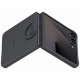 Samsung Galaxy Z Flip 7 (SM-F766B/DS) Original Silicon Case Cover with Ring, Black (EF-PF766TBEGWW) | Telefona...