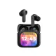 XO X50 TWS bezvadu austiņas Bluetooth 6.0 ar LCD, ANC un ENC, melnas