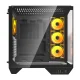 Datora korpuss Darkflash DY470 Black ar 4 ventilatoriem