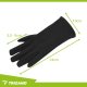 Trizand Touchscreen Gloves with Arm Warmers, Black